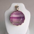 Pendentif avec fluorite